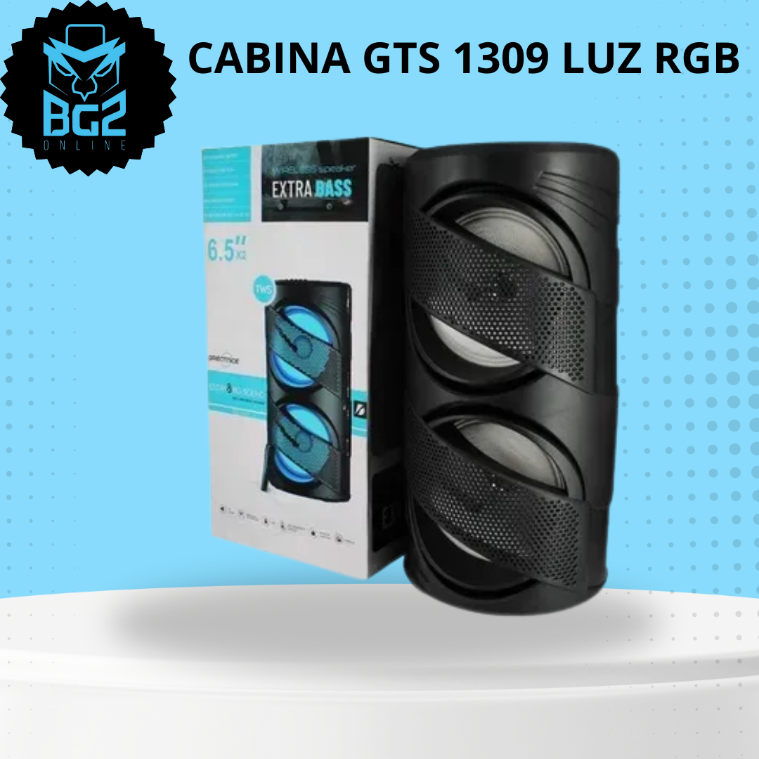 PARLANTE GTS-1309 LUZ RGB